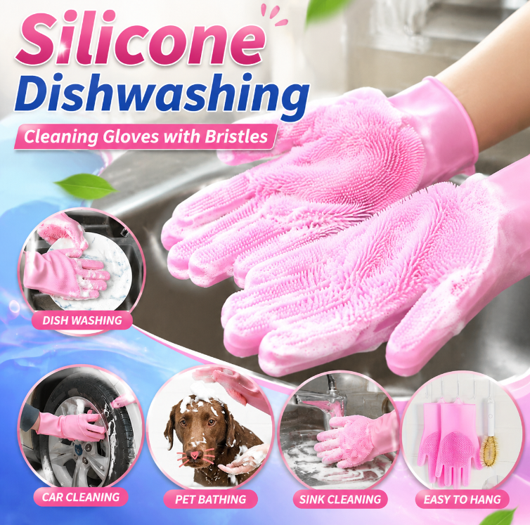 Silicone Dishwashing Gloves